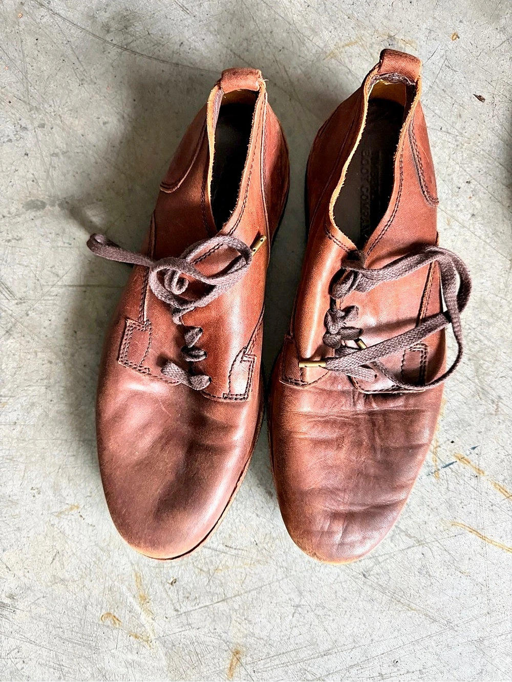Timberland Brown Lace-Up Dress Shoes